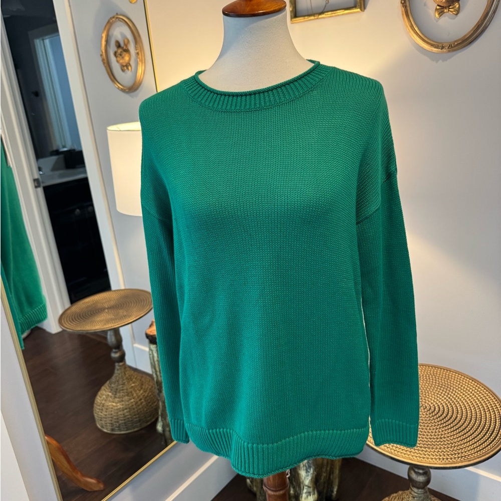 Lilly Pulitzer Teal Crew Neck Sweater